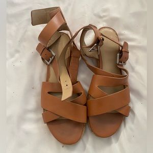 Marc Fisher sandals, brown, 8